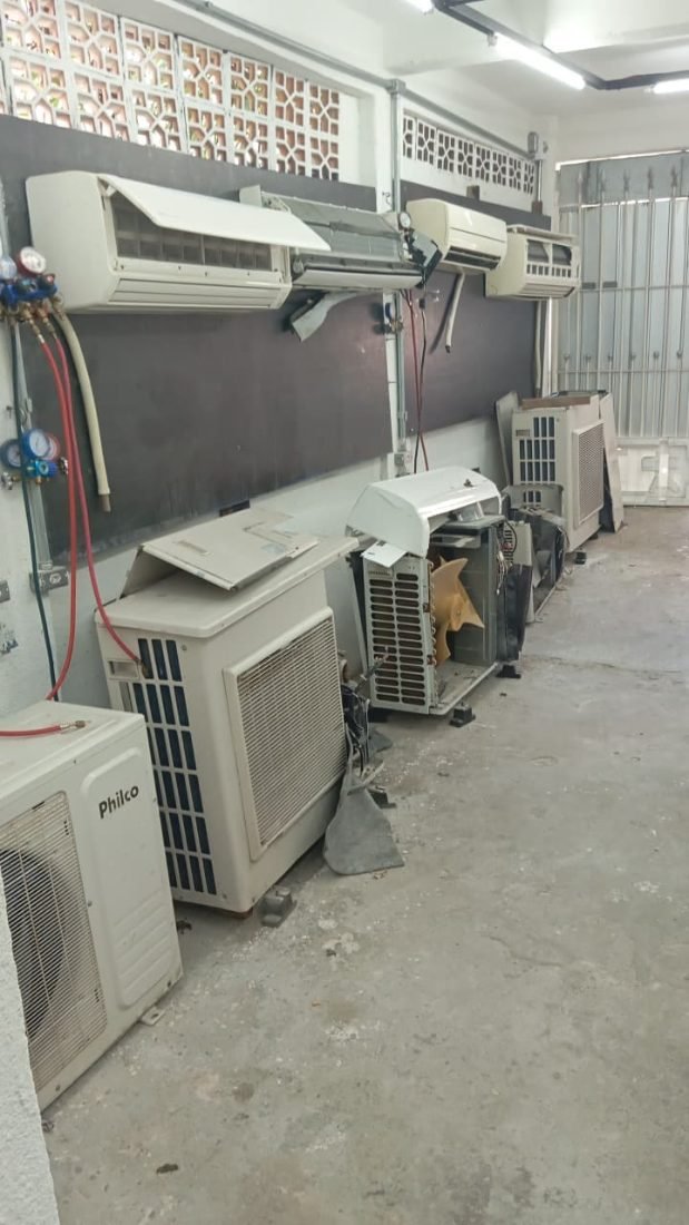 Oficina de manutenção preventiva e corretiva de ar-condicionado da DDS Serviços ECO